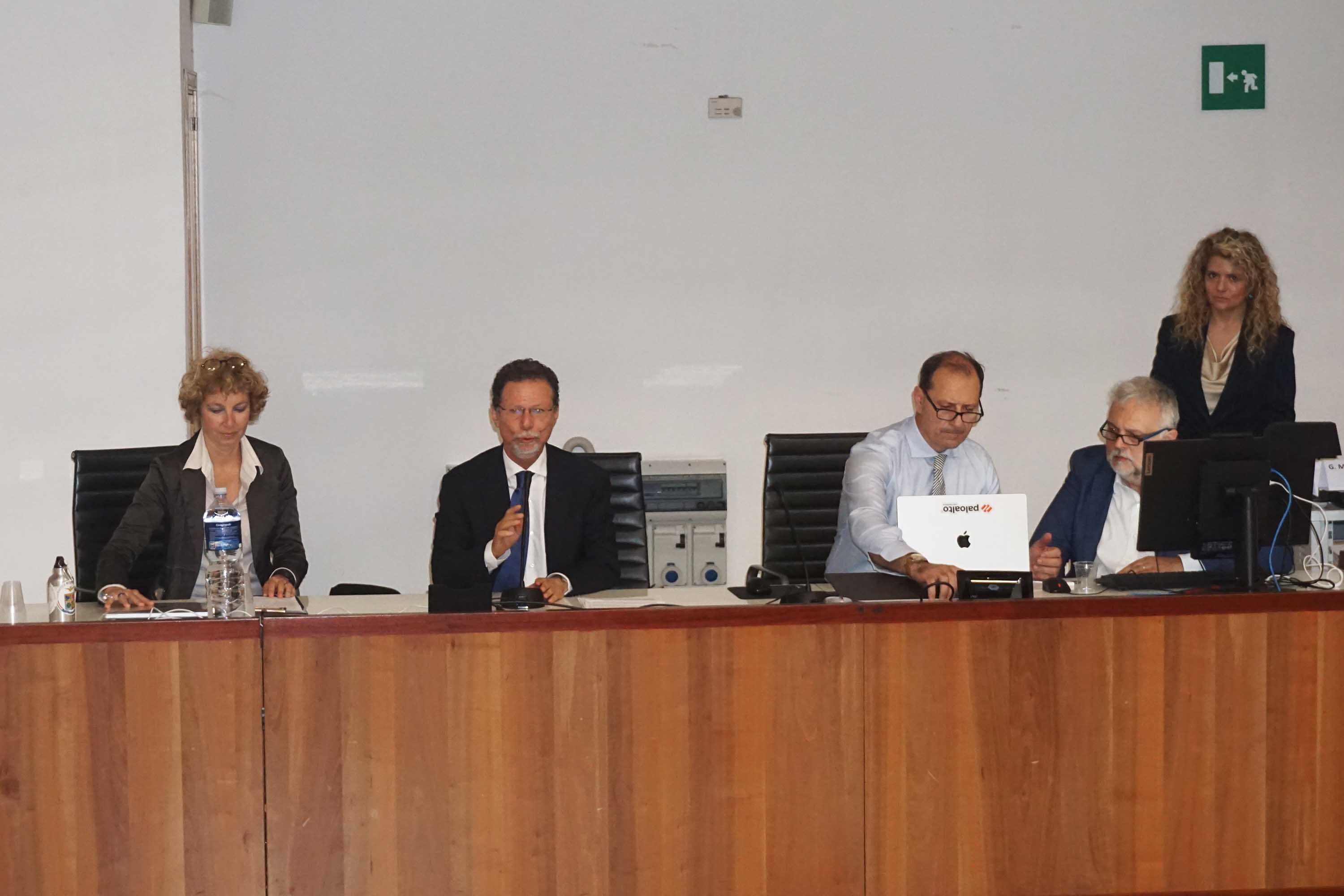 CS 2 15.06.2023 FOTO Il Magnifico Rettore di UniCT Francesco Priolo al cyber security academy