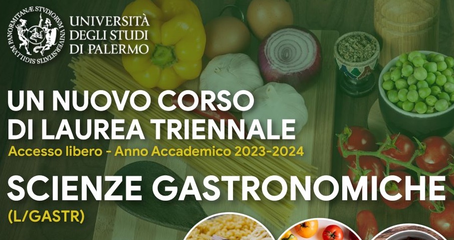 Locandina Scienze Gastronomiche