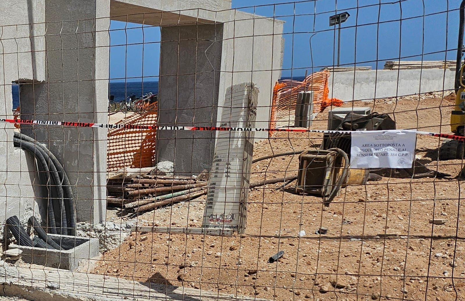 Sequestro cantiere edile 1