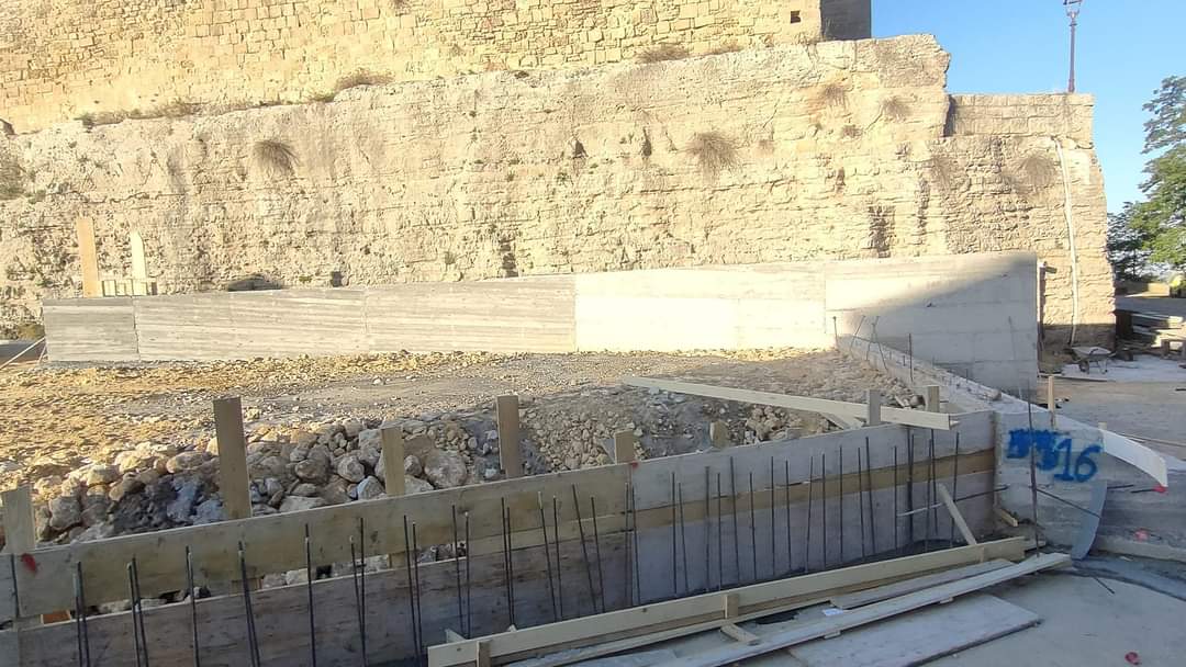 muro in c.a. al castello