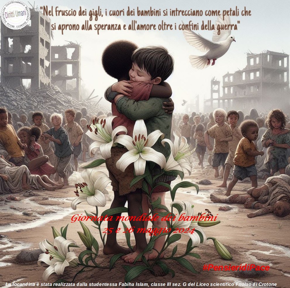 Locandina Giornata mondiale dei bambini 2024