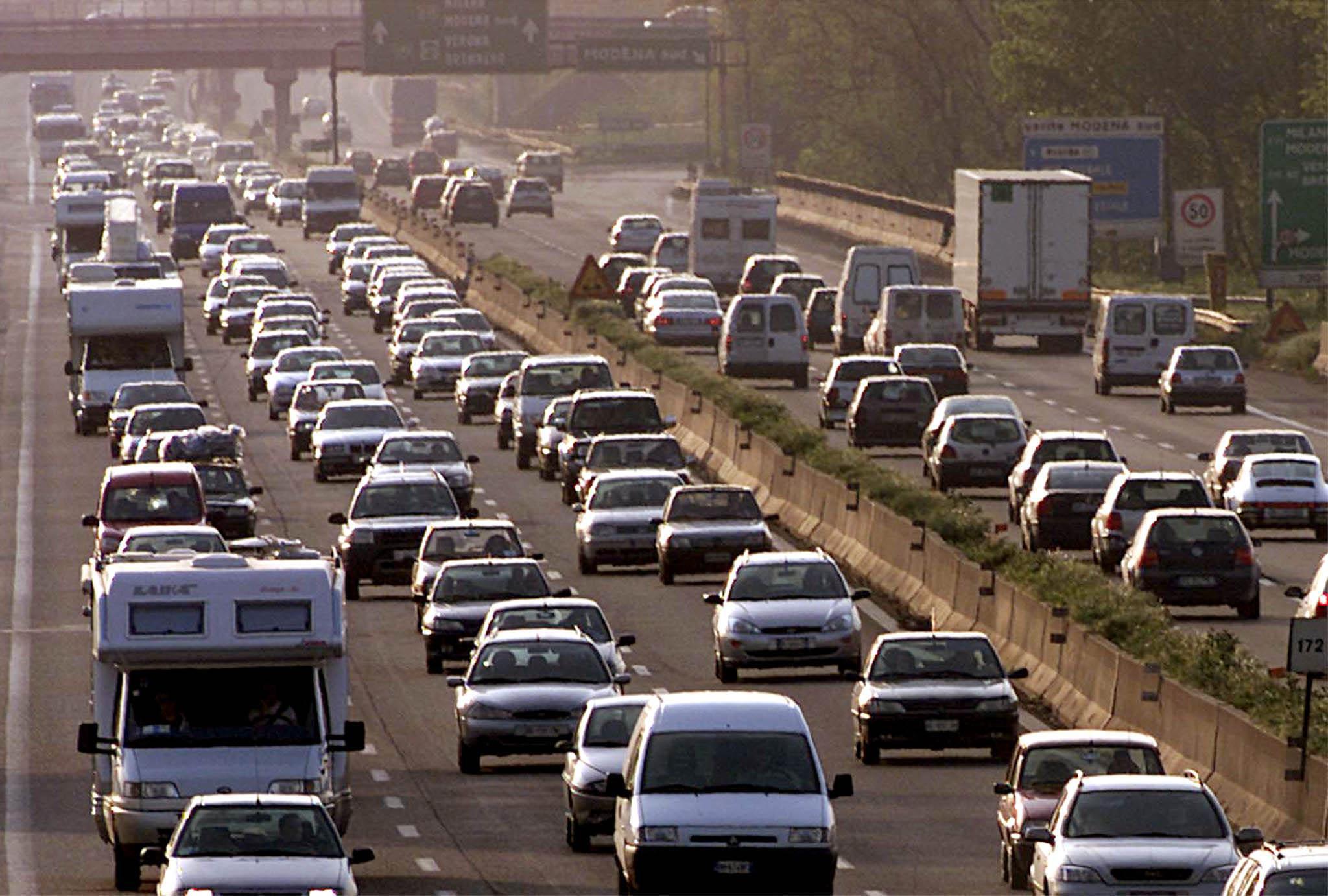 traffico in autostrada