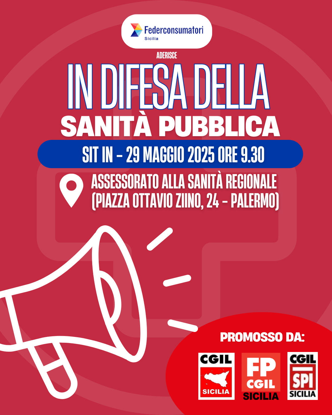 29 MAGGIO 2025 SIT IN