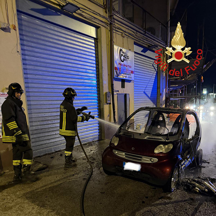 incendio auto