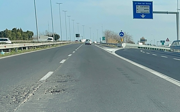 tangenziale ovest catania direzione siracusa