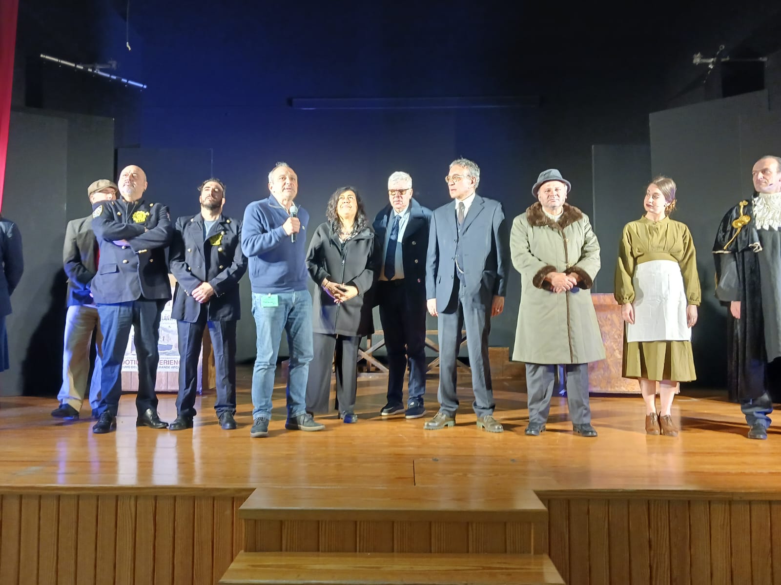 Petrosino in scena al Pagliarelli
