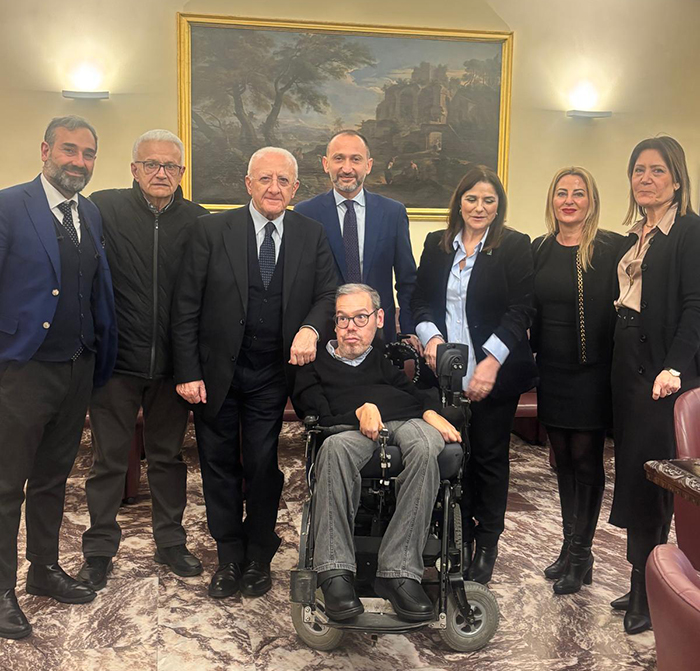da sx Giuseppe Limongelli Salvatore Leonardo Vincenzo De Luca