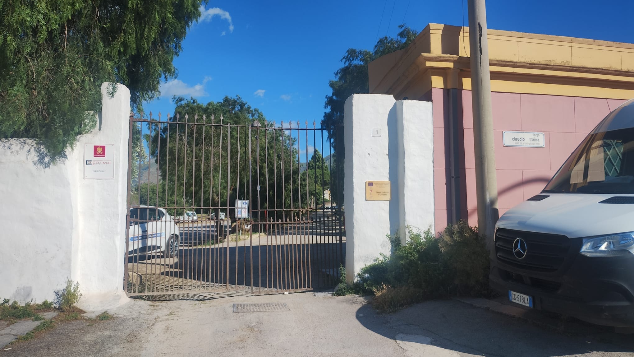 Foto ex parco Ninni Cassarà CNDDU