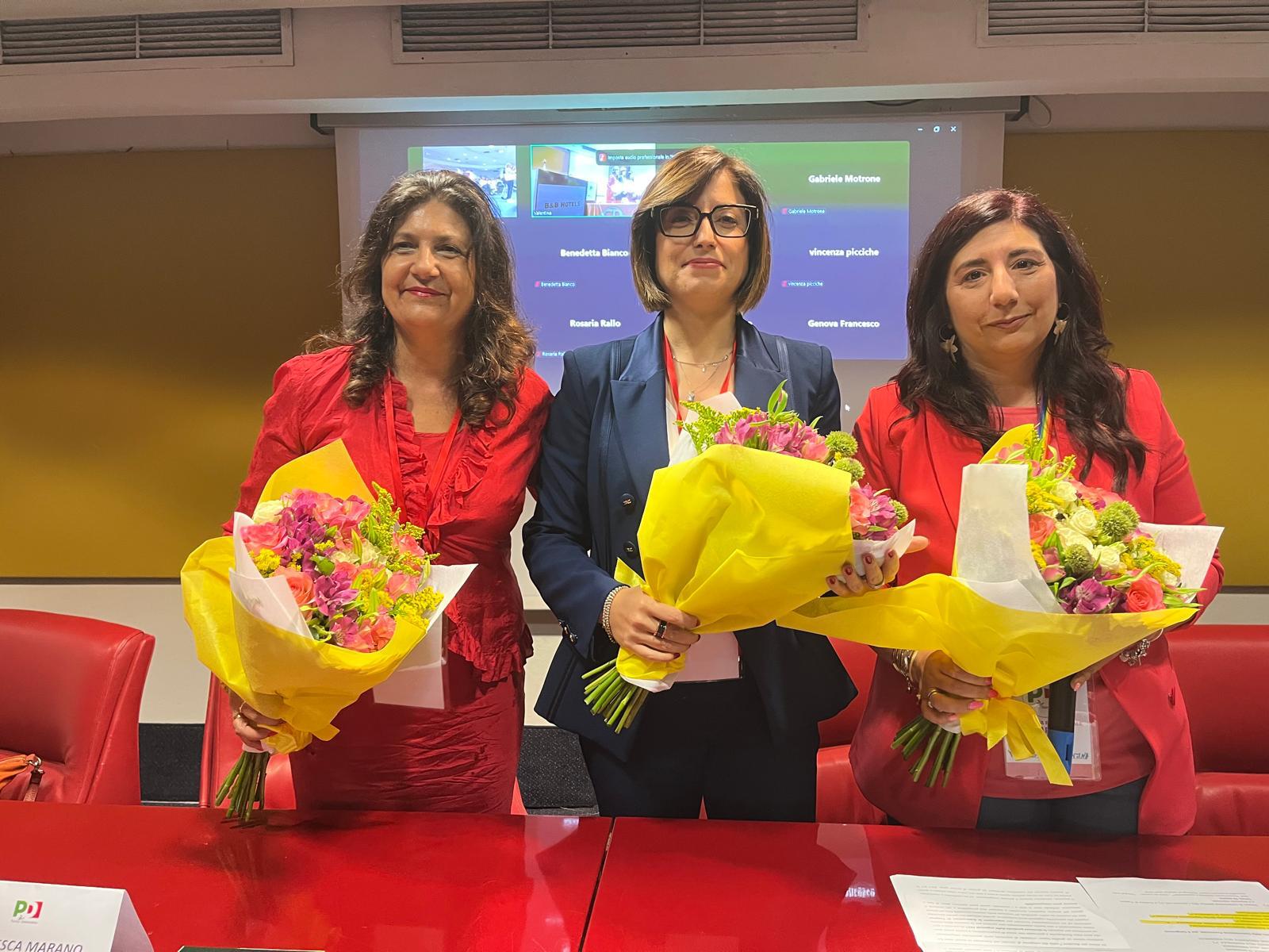 foto Valeria Battaglia alla guida del PD provinciale