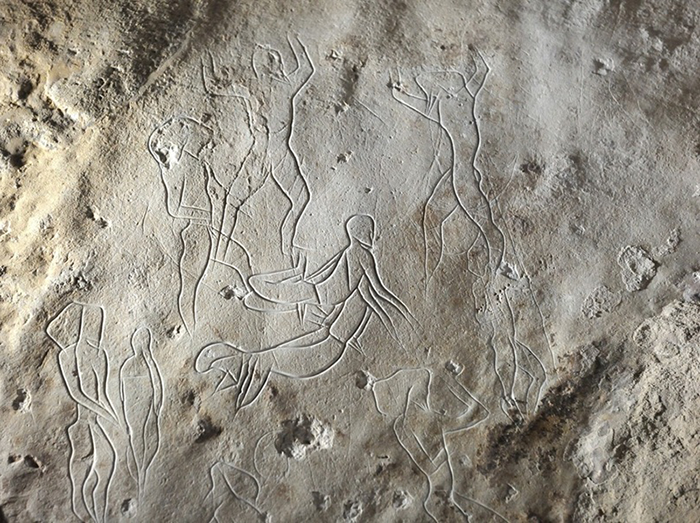Palermo graffiti grotta Addaura