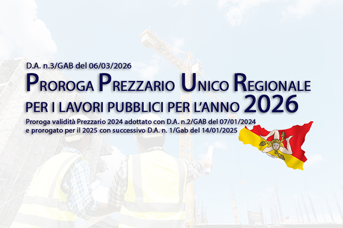 PREZZARIO UNICO 2026