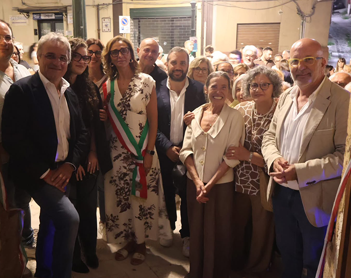 Inaugurazione mostra Sylvie Clavel a Sambuca 18.09.26