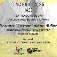 “Fiorenza… le mani piene di fiori”: cultura, inclusione e futuro internazionale a Roma