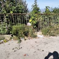 Enna - Abbandono in Via Rossini: un’area dimenticata a Enna Alta in piena decadenza