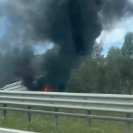Enna - Tir in fiamme sulla A19 nei pressi di Agira: rallentamenti in direzione Palermo