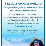 Enna - L'Unesco incontro il ricercatore polare Federico Scoto