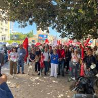 Palermo - Manifestazione regionale della Cgil sotto l'assessorato regionale alla salute
