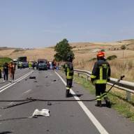 Enna - Grave incidente sulla SS117 nei pressi di contrada Salinella: tre feriti, uno elitrasportato a Catania