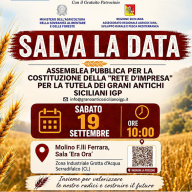 Grani antichi siciliani, nasce la Rete d’Impresa per l’IGP