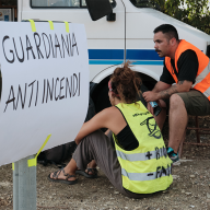 Monte Bonifato, la guardianìa dei volontari salva il bosco dalle fiamme