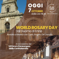 Enna - il World Rosary Day chiude la settimana del Forum Paneuropeo delle Confraternite