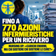 Infermieri, fino a 770 interventi per un ricovero