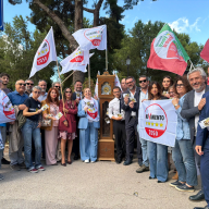 Palermo - Manifestazione per chiedere le dimissioni di Schifani 