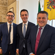 Nino Minardo dà il benvenuto a Forza Italia al sindaco di Scicli Mario Marino