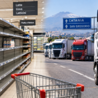 Tir, la protesta si spacca in Sicilia: scaffali ancora vuoti a Palermo, tensione a Catania